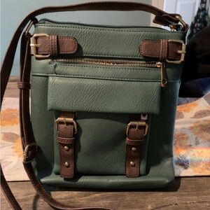 Green and Brown Women's Bag